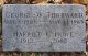 George W. Thorward: Headstone